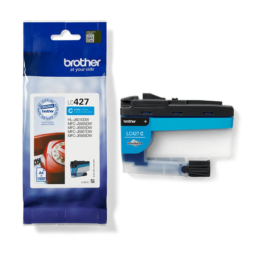 Brother LC-427C ink cartridge 1 pc(s) Original Standard Yield Cyan Brother LC-427C ink cartridge 1 pc(s) Original Standard Yield Cyan